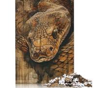1000 Piece Jigsaw Puzzles Ethereal Snake Jigsaw Puzzles for Adults Woodenboard Puzzles Challenging To Complete But Fun And Humorous 1000pcs (75x50cm)