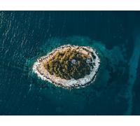 1000 Piece Jigsaw Puzzles Family Activity Jigsaw Puzzles Educational Games - Island view from above sea 75x50cm