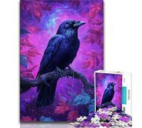 1000 Piece Jigsaw Puzzles Fantasy Crow,Decompressing Intellectual Educational Toy Educational Game for Birthday,Chrismas 75x50cm