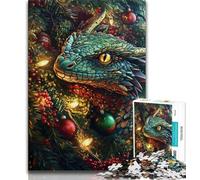 1000 Piece Jigsaw Puzzles Fantasy Flying Dragon Teenager Jigsaw,Brain Intelligence Challenge Addictive Toys for Home Decoration (size 38x26cm)