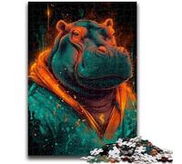 1000 Piece Jigsaw Puzzles Fantasy Hippo 1000 Piece Jigsaw,Educational Games Home Decoration Suitable for Desktop Decoration (26x38cm)