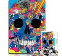 1000 Piece Jigsaw Puzzles Fantasy Skeleton 1000 Pieces for Teenagers,Educational Stress Relief Toy Gifts for Friends And Family (size 75x50cm)