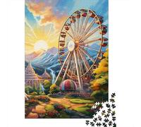 1000 Piece Jigsaw Puzzles Ferris Wheel for Adults Paper Puzzles Educational Toys 1000pcs (38x26cm)