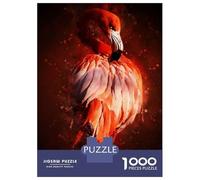 1000-piece Jigsaw Puzzles Flamingo Bird Adult Jigsaw Puzzle Hands-on Game Difficult Challenge Parent-child Interaction 52x38cm/1000pcs