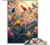 1000 Piece Jigsaw Puzzles Flower And Bird World, Analysis And Logic with Fully Interlocking Randomly Shaped Pieces for And Age 14 Years Up (Size50x75cm)