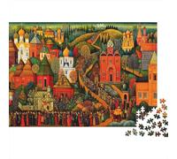 1000 Piece Jigsaw Puzzles for Adults 19th-century Russia | Happy Easter Jigsaw Puzzle for Adults Fantasy & Mythology Family Decoration Wood Puzzle Challenging Therapeutic Fun 1000pcs (75x50cm)