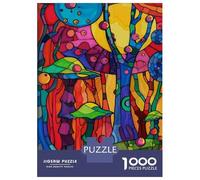 1000 Piece Jigsaw Puzzles for Adults Abstract Art Painting Wall Decor Adult Puzzles Hands-on Game Stress Reliever Difficult And Challenge 70x50cm/1000pcs