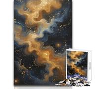 1000 Piece Jigsaw Puzzles for Adults Abstract Galaxy - Leo Zodiac Colors Educational Game Family Activities Secret Santa Gifts Size 50x75cm
