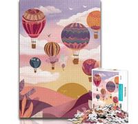 1000 Piece Jigsaw Puzzles for Adults Abstract Hot Air Balloon Puzzles for Teenagers,for Educational Game Challenge Toy Birthday Present, Gifts, Wall Art (size 75x50cm)