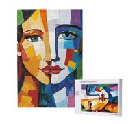 1000 Piece Jigsaw Puzzles for Adults Abstract Jigsaw Comes with Packaging Box and Reference Pictures, Fun and Joyful Family Entertainment Games, Challenging Adult Puzzles Gifts Home Decor Woman M-1263