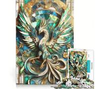 1000 Piece Jigsaw Puzzles for Adults Abstract Phoenix Kintsugi, Practical Game, Improve Memory, Deal As Gifts for The Whole Family 38x26cm