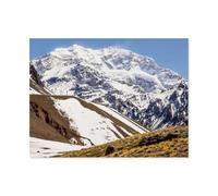 1000 Piece Jigsaw Puzzles for Adults,Aconcagua - highest mountain in the Americas,Jigsaw Puzzle Adult Wooden Puzzles Family Entertainment Toys(75x50cm)-AT41