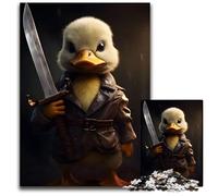 1000 Piece Jigsaw Puzzles for Adults Adventurer Duck Realistic Impossible Jigsaw Puzzles for Adults Challenging DIY Brain Teaser for Teenagers 1000 PCS(38x26cm)