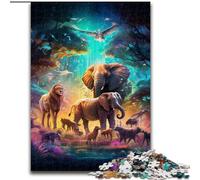 1000 Piece Jigsaw Puzzles for Adults African Animals Puzzle for Teenagers, Couples, And Friends for Birthdays, Christmas (size : 50x75cm)