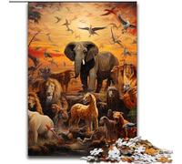 1000 Piece Jigsaw Puzzles for Adults African Animals Puzzle for Teenagers, Couples, And Friends for Birthdays, Christmas (size : 26x38cm)