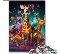 1000 Piece Jigsaw Puzzles for Adults African Animals Puzzle Ideal for Teenagers & Collectors, Travel Gift, Family Activity (size : 50x75cm)