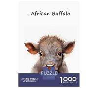 1000 Piece Jigsaw Puzzles for Adults African Buffalo Jigsaw for Adults Fun Games Presents for Women Difficult And Challenge 70x50cm/1000pcs