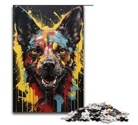 1000 Piece Jigsaw Puzzles for Adults African Hyena Puzzle Hands-on Game 1000 PCS(75x50cm)
