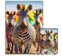 1000 Piece Jigsaw Puzzles for Adults African Zebra Difficult Puzzles for Adults for Mother'S Day, Birthdays, Christmas 50x75CM/19.68x29.52inch