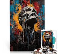 1000 Piece Jigsaw Puzzles for Adults Agony and Awakening Contemporary Expressionist Artwork Schwierig Schwer für Heimdekoration75x50cm