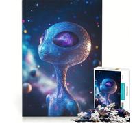 1000 Piece Jigsaw Puzzles for Adults Alien in Space, Practical Game, Improve Memory, Deal As Gifts for The Whole Family 38x52cm