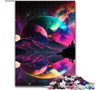 1000 Piece Jigsaw Puzzles for Adults Alien Planet Landscape 1000 Piece Jigsaw Artwork Decor Intelligence Toy for Family Indoor Games (Szie 50x75 cm)
