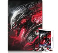 1000 Piece Jigsaw Puzzles for Adults Alien Robot Dark Art Educational Game Family Activities Secret Santa Gifts Size 50x75cm