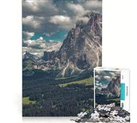 1000 Piece Jigsaw Puzzles for Adults Alpe Di Siusi, Relaxing Games, Train Your Brain And Hands, Unique Birthday And Xmas Gifts 50x75cm