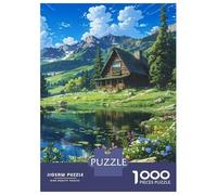 1000 Piece Jigsaw Puzzles for Adults Alpine Refuge Adult Puzzles Hands-on Game Stress Reliever Difficult And Challenge 52x38cm/1000pcs