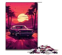 1000 Piece Jigsaw Puzzles for Adults Amazing Car Painting Puzzle Hands-on Game 1000PCS(75x50cm)