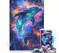 1000 Piece Jigsaw Puzzles for Adults Amazing Facts About Dolphins, Relaxing Games, Train Your Brain And Hands, Unique Birthday And Xmas Gifts 38x52cm