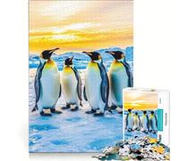 1000 Piece Jigsaw Puzzles for Adults Amazing Facts About Penguins, Relaxing Games, Train Your Brain And Hands, Unique Birthday And Xmas Gifts 50x75cm