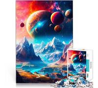 1000 Piece Jigsaw Puzzles for Adults Amazing Planet Brain intelligence challenge addictive toys is ideal as gifts for the whole family 26x38cm
