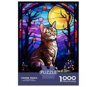 1000 Piece Jigsaw Puzzles for Adults American Short Hair Abstra Puzzles for Adults Relaxing Games A Work of Art Difficult And Challenge 38x26cm/1000pcs