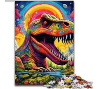1000 Piece Jigsaw Puzzles for Adults Ancient Dinosaurs Puzzles for 1000 Piece Challenging DIY Brain Game, Interactive Family Activity (Szie 50x75cm)