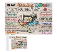 1000 Piece Jigsaw Puzzles for Adults and Kids - In My Sewing Room Funny Puzzle,S nd Find Activities, Travel Toys For Toddlers And Kids