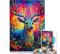 1000 Piece Jigsaw Puzzles For Adults and teenagers Deer Nature Animal for age 14 years and over Educational Games For Adults and teenagers As a gift for the whole family and friends。