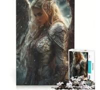 1000 Piece Jigsaw Puzzles for Adults Angelic Warrior, Practical Game, Improve Memory, Deal As Gifts for The Whole Family 38x52cm