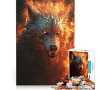 1000 Piece Jigsaw Puzzles for Adults Angry Hellhound, Practical Game, Improve Memory, Deal As Gifts for The Whole Family 38x26cm