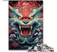 1000 Piece Jigsaw Puzzles for Adults Animal Colourful Dragon Puzzle Made of cardboard,Challenging Brain Teaser for Teenagers, Family Game Night Fun 1000pcs(26x38cm)