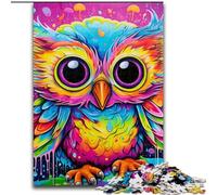 1000 Piece Jigsaw Puzzles for Adults Animal Owl Jigsaw for Family Fun Perfect for Holidays, Interactive Game Nights (size : 50x75cm)