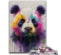 1000 Piece Jigsaw Puzzles for Adults Animal Panda Art Learning Educational Toys Unique Home Decor And Gifts for 14+ 26x38cm