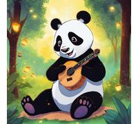 1000 Piece Jigsaw Puzzles for Adults Animal Panda Guitar, Educational Games, Impossible Hard Difficult Challenging, Relaxation Jigsaw Puzzles for Adults 1000 Pieces 25.6x25.6 inch