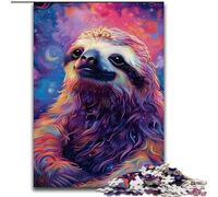 1000 Piece Jigsaw Puzzles for Adults Animal Sloth Jigsaw Ideal for Lover, Perfect Christmas, New Year, Valentine's Gift (size : 50x75cm)