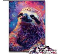 1000 Piece Jigsaw Puzzles for Adults Animal Sloth Jigsaw Ideal for Lover, Perfect Christmas, New Year, Valentine's Gift (size : 26x38cm)