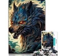 1000 Piece Jigsaw Puzzles for Adults Animal Wolf Puzzles for Adults,Family Game Stress Reliever Difficult Challenge Suitable for Couples (size 38x26cm)