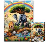 1000 Piece Jigsaw Puzzles for Adults Animal World Jigsaw Puzzles for Adults Perfect for Halloween, Christmas, Birthday Gift 26X38CM/10.23x14.96inch