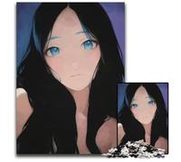 1000 Piece Jigsaw Puzzles for Adults Anime Girl Portrait Puzzles for Adults Challenging Brain Teaser Family Activity Home Decor 1000 PCS(38x26cm)