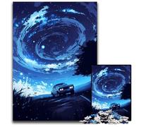 1000 Piece Jigsaw Puzzles for Adults Anime Wild Night Sky Puzzles for Adults Challenging Brain Teaser Family Activity Home Decor 1000 PCS(38x26cm)