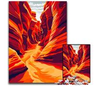 1000 Piece Jigsaw Puzzles for Adults Antelope Canyon Nature Impossible Jigsaw Puzzles for Adults Brain Teaser & Home Decor Perfect 1000 PCS(75x50cm)